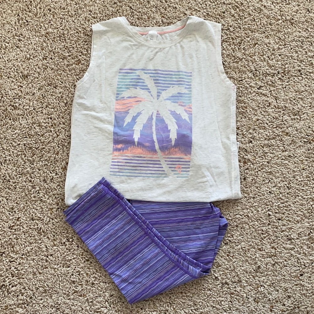 Ivivva Crop Leggings and Ivivva Tank Top